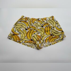 Women’s Victoria’s Secret PINK! Banana Bonanza Sleepwear Cozy Shorts Sz Medium